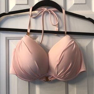 Victoria’s Secret Satin Pink Bikini Top